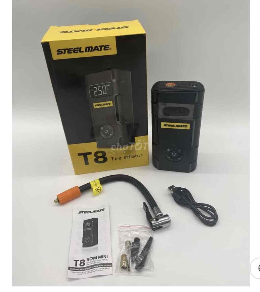 Bơm Lốp T8 Steelmate mới 100%. Mua bán Phụ tùng xe tại Thành phố Thủ Đức Tp Hồ Chí Minh được đăng bởi Mr Hoàng  hình 4