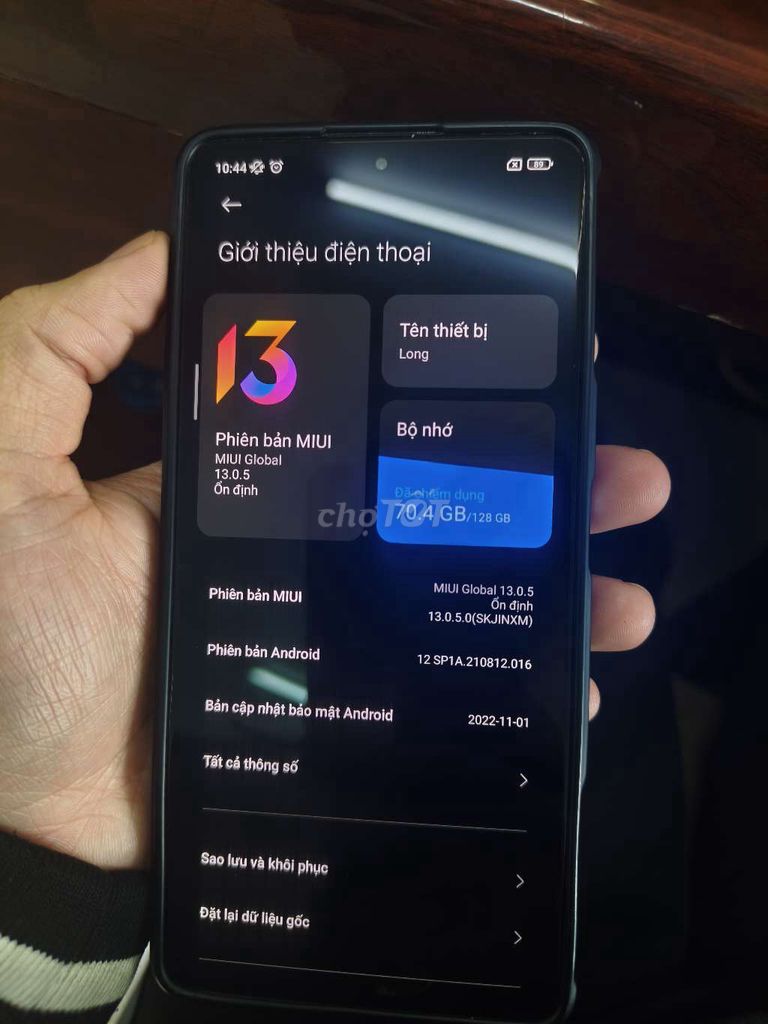 Xiaomi K40 Gaming 8GB/128GB Đã sử dụng. Mua bán Điện thoại tại Thành phố Pleiku Gia Lai được đăng bởi Phạm Thành Long hình 1