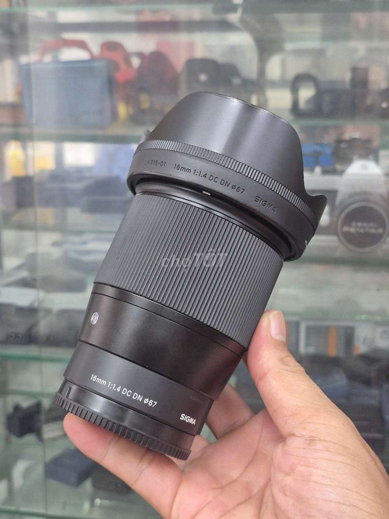 Ống kính Sigma 16mm 1:1.4 DC DN Đen. Mua bán Máy ảnh, Máy quay tại Quận 1 Tp Hồ Chí Minh được đăng bởi Phạm Gia hình 1
