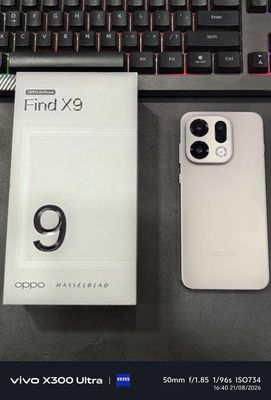 Oppo Find X9 12/256 chính hãng fullbox
