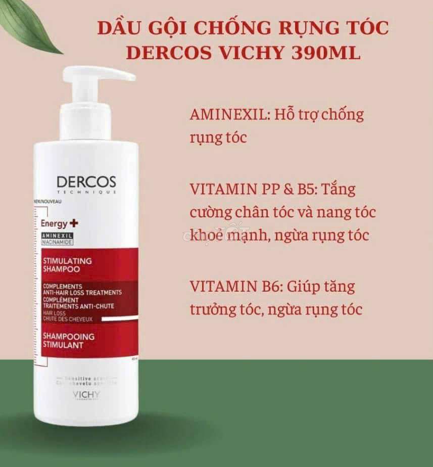 Gội vichy pháp chống rụng tóc