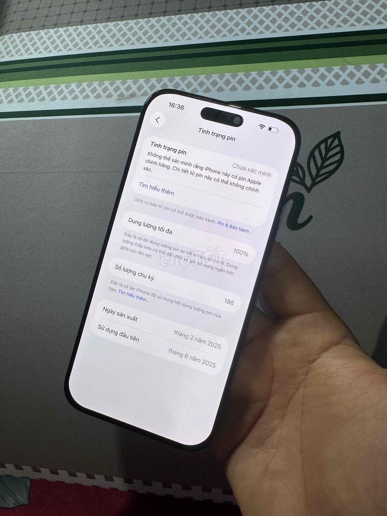 Apple iPhone 16 Pro Max 256GB Xám. Mua bán Điện thoại tại Huyện Châu Thành Tiền Giang được đăng bởi mẩn vỏ hình 1