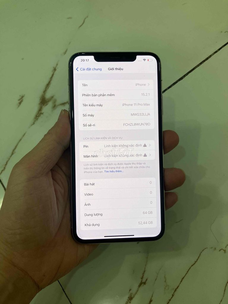 Bán Iphone 11promax lock mất face ios 15.2.1. Mua bán Điện thoại tại Quận Hà Đông Hà Nội được đăng bởi Mạnh Mobile hình 1