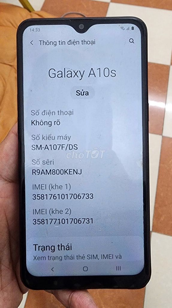 Samsung A10s. Mua bán Điện thoại tại Quận Tây Hồ Hà Nội được đăng bởi Phan Duy Nam hình 1