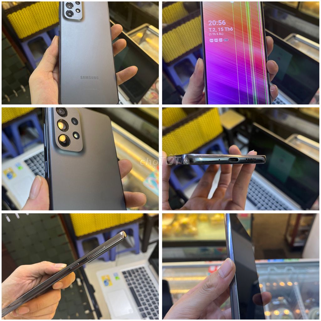Samsung Galaxy A73 Xám Sọc màn. Mua bán Điện thoại tại Quận Cầu Giấy Hà Nội được đăng bởi Nguyễn Quang Nam hình 1