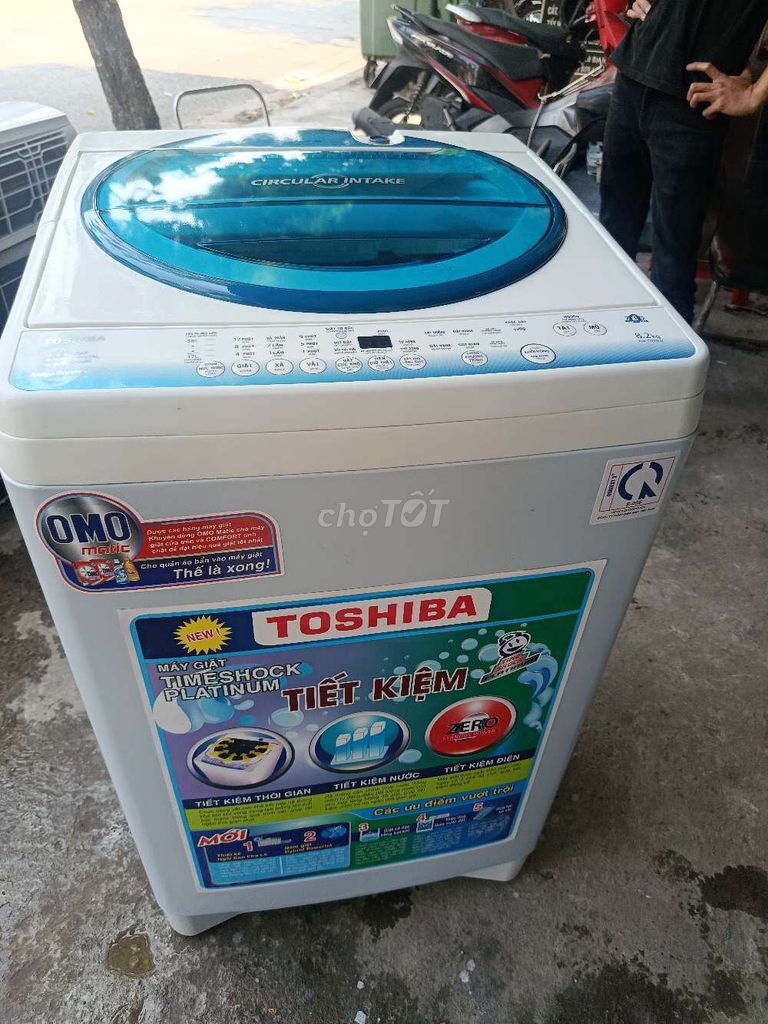 Máy giặt Toshiba 8.2kg cửa trên. Mua bán Máy giặt tại Thành phố Huế Thừa Thiên Huế được đăng bởi Huỳnh cool hình 1