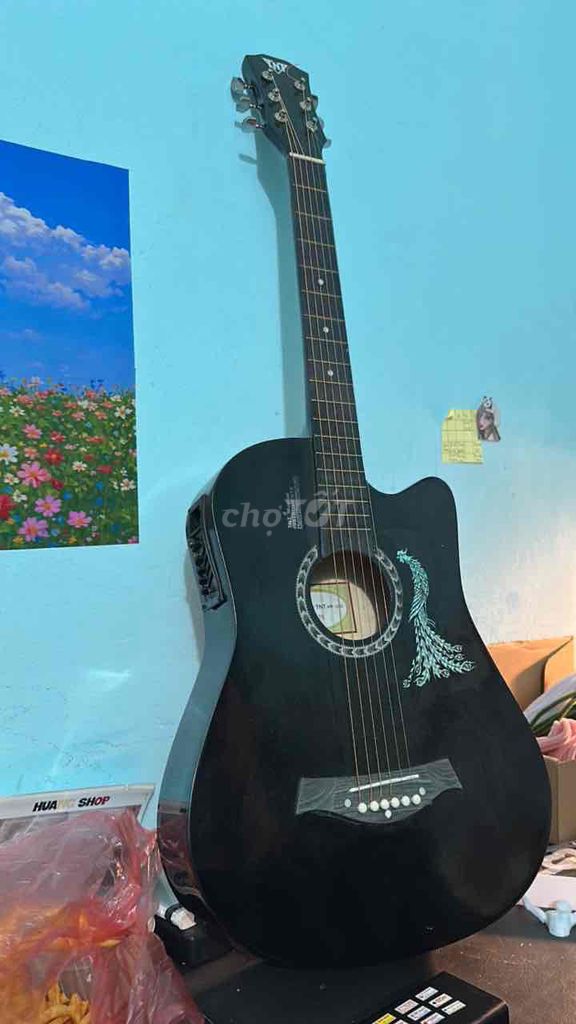 Đàn guitar acoustic TNT Musical T-70 Đen. Mua bán Nhạc cụ tại Huyện Hoài Đức Hà Nội được đăng bởi Anh  hình 1