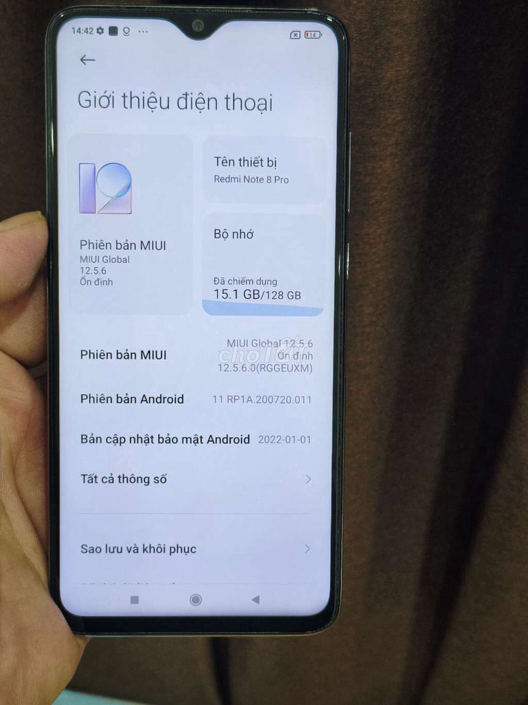 Xiaomi Redmi Note 8 Pro 8GB/128GB Trắng. Mua bán Điện thoại tại Quận Hoàng Mai Hà Nội được đăng bởi Nguyennoi hình 1