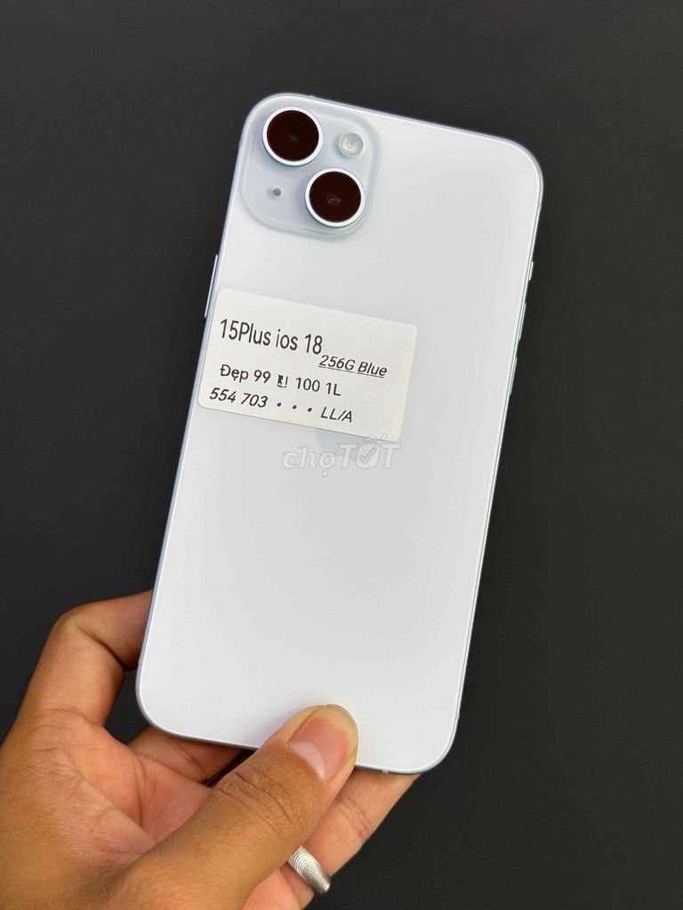 Apple iPhone 15 Plus 256GB Xanh Đã qua sử dụng. Mua bán Điện thoại tại Quận Ninh Kiều Cần Thơ được đăng bởi DUY IPHONE  hình 1