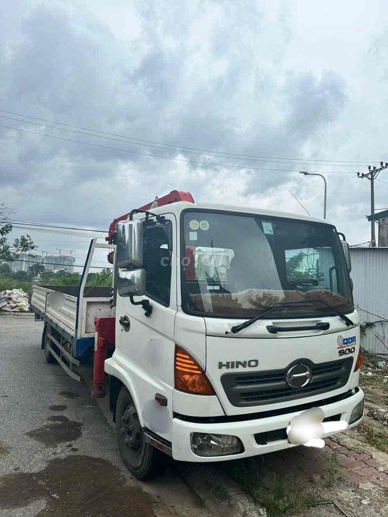 Xe cẩu 5 tấn HINO FC thùng 6,1m - Ga Cơ - Chạy Ít. Mua bán Xe tải, xe ben tại Thành phố Biên Hòa Đồng Nai được đăng bởi Mr. An hình 1