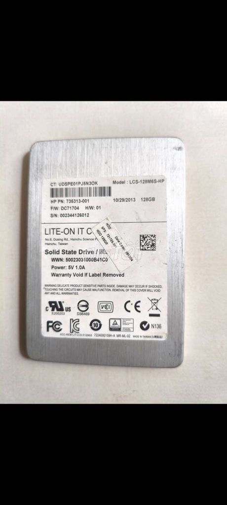 Ổ cứng SSD Plextor LCS-128M6S-HP Hỏng. Mua bán Linh kiện (RAM, Card...) tại Thành phố Thủ Đức Tp Hồ Chí Minh được đăng bởi Bình hình 1