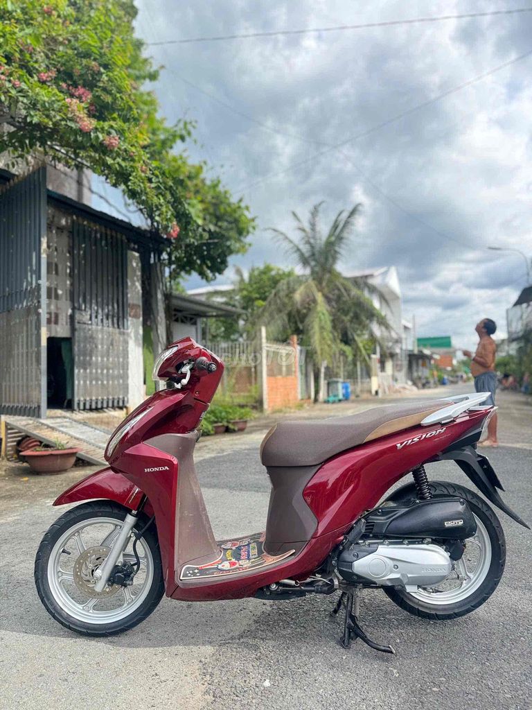 Honda Vision 2019 Smartkey Đỏ. Mua bán Xe máy tại Huyện Củ Chi Tp Hồ Chí Minh được đăng bởi HuỳnhLâm Bổn hình 5