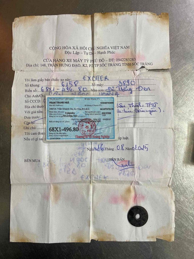 EXCITER 2018 BS 68 KG CÓ HỖ TRỢ GÓP OĐ CÓ ĐỖI XE. Mua bán Xe máy tại Huyện Hóc Môn Tp Hồ Chí Minh được đăng bởi Khaianh  hình 5