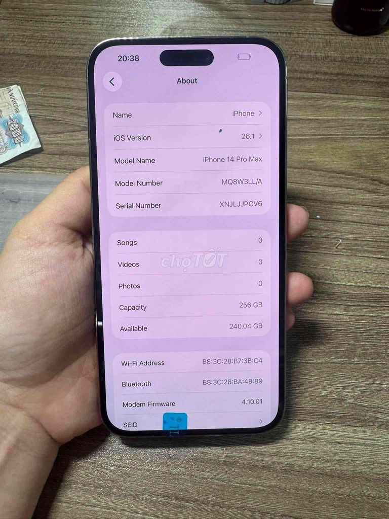 Apple iPhone 14 Pro Max 256GB Vàng. Mua bán Điện thoại tại Quận Gò Vấp Tp Hồ Chí Minh được đăng bởi Nguyễn Anh Tuấn hình 1
