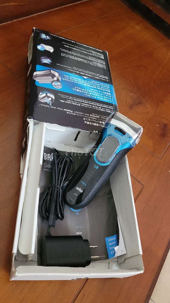Braun Series 3 Máy cạo râu Nam Đen, Xanh. Mua bán Phụ kiện thời trang khác tại Quận Đống Đa Hà Nội được đăng bởi minhquang hình 1