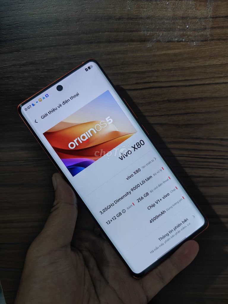 Vivo X80 12GB/256GB Cam. Mua bán Điện thoại tại Quận Bình Thạnh Tp Hồ Chí Minh được đăng bởi khang hình 1