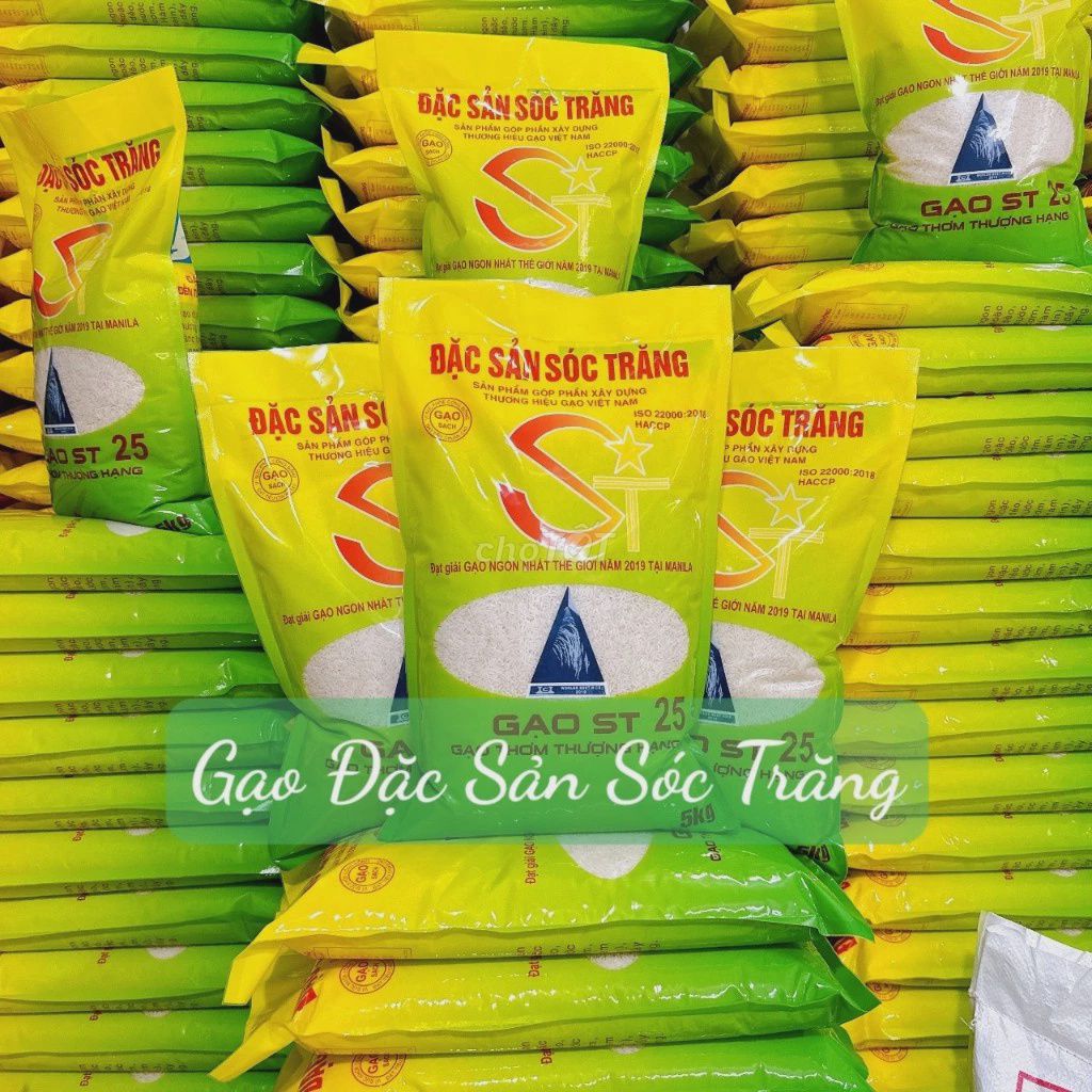 Gạo Đặc Sản Sóc Trăng ST25 5kg. Mua bán Đồ ăn, thực phẩm và các loại khác tại Quận 12 Tp Hồ Chí Minh được đăng bởi Diễm Tú hình 1