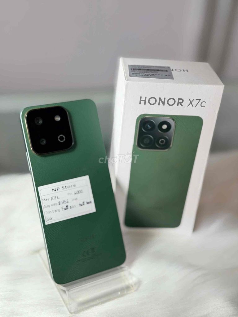 —Honor X7C 8GB/256GB Xanh Snapdragon 685 Fullbox. Mua bán Điện thoại tại Quận Ninh Kiều Cần Thơ được đăng bởi NP Store hình 1