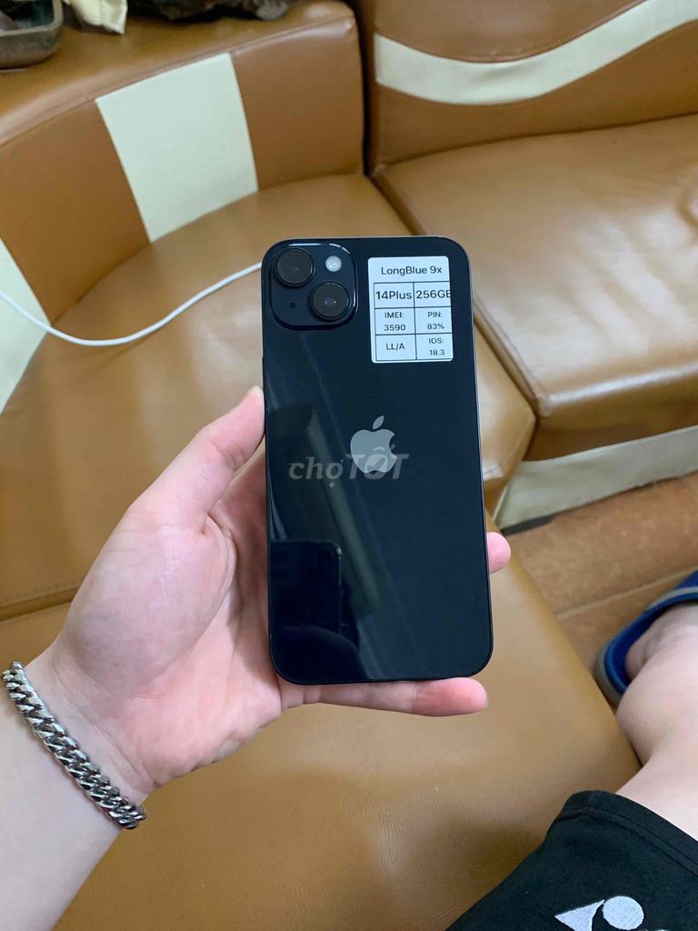 iPhone 14 Plus 256GB Đen, Bản Quốc Tế. Mua bán Điện thoại tại Quận Cầu Giấy Hà Nội được đăng bởi Long blue 9x hình 1