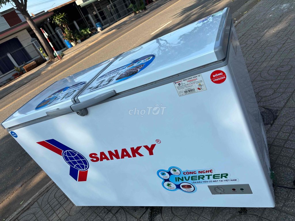 Tủ Đông - mát SANAKY 280L inverter / Like New. Mua bán Tủ lạnh tại Thành phố Bà Rịa Bà Rịa - Vũng Tàu được đăng bởi Ng Phú Cường hình 1