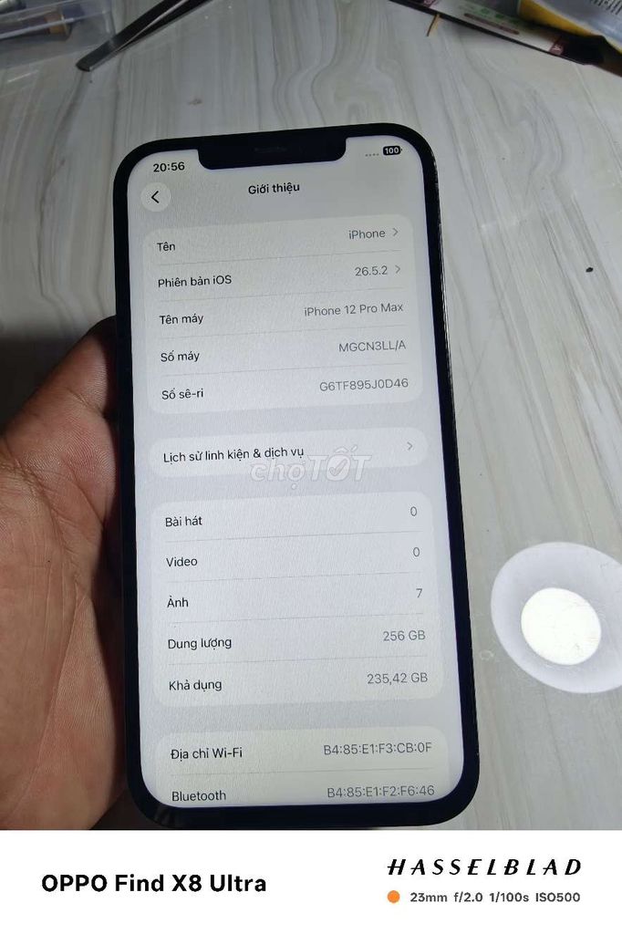 iPhone 12 Pro Max 256GB màu xanh. Mua bán Điện thoại tại Huyện Mỏ Cày Bắc Bến Tre được đăng bởi Khánh Nguyễn Mỏ Cày Bắc hình 1