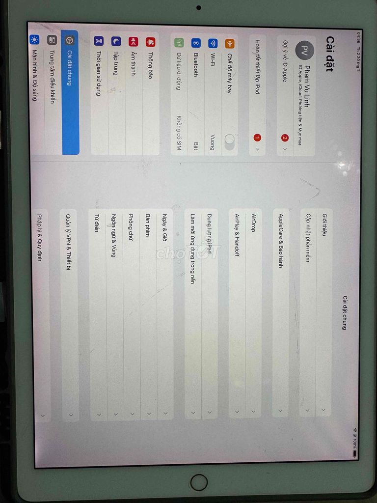 Apple iPad Pro 12.9 inch 64GB Vàng. Mua bán Máy tính bảng tại Huyện Bàu Bàng Bình Dương được đăng bởi Vuongphamvietjp hình 1