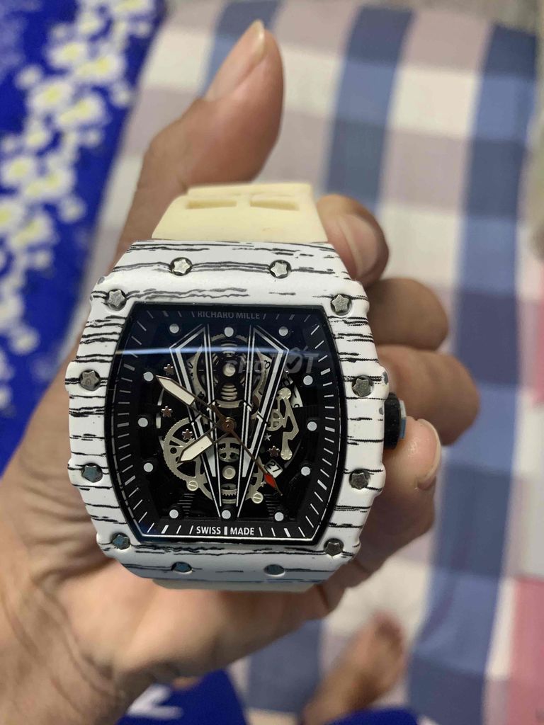 Đồng hồ Richard Mille Nam Trắng. Mua bán Đồng hồ tại Quận Thốt Nốt Cần Thơ được đăng bởi Hiên  hình 1