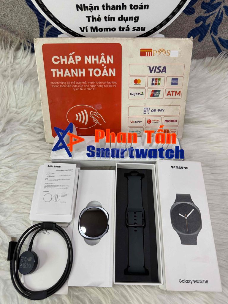 Samsung Watch 8 44mm GPS Đen bh 14/6/2027 full box. Mua bán Thiết bị đeo thông minh tại Quận Tân Phú Tp Hồ Chí Minh được đăng bởi Phan Tấn SmartWatch hình 1