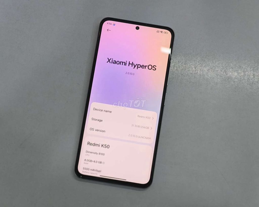 Xiaomi Redmi K50 256GB Bạc. Mua bán Điện thoại tại Quận Ninh Kiều Cần Thơ được đăng bởi Lê Khang hình 1