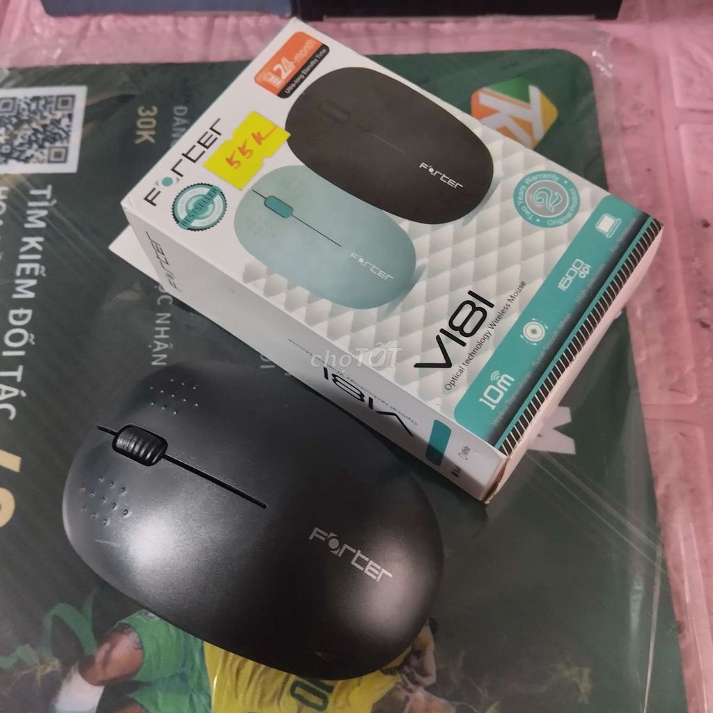 Chuột không dây giá cực rẻ tặng tấm lót chuột. Mua bán Phụ kiện (Màn hình, Chuột...) tại Thành phố Thủ Đức Tp Hồ Chí Minh được đăng bởi Cũ Giá Rẻ hình 1