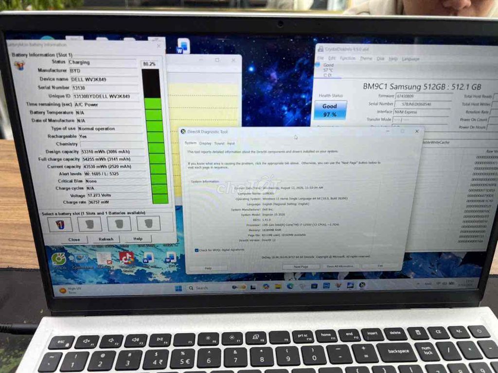 Dell Inspiron 15 3520 i7-1255U 15.6 inch 16GB/512G. Mua bán Laptop tại Quận Gò Vấp Tp Hồ Chí Minh được đăng bởi LuxthumuaGoVap hình 1