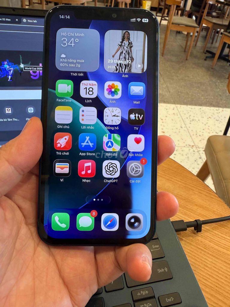 Apple iPhone 12 Xanh thay màn còn bảo hành. Mua bán Điện thoại tại Thành phố Thủ Đức Tp Hồ Chí Minh được đăng bởi Tường Vy hình 1
