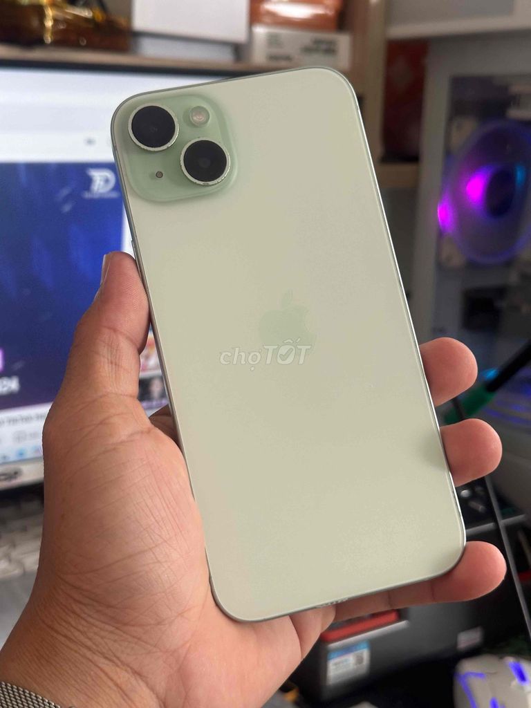 iPhone 15 Plus 256GB Xanh lá Đã sử dụng. Mua bán Điện thoại tại Quận Cái Răng Cần Thơ được đăng bởi Nguyễn Đức Anh hình 1