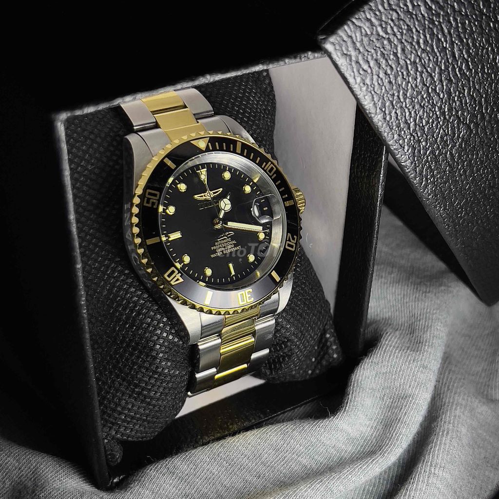 Đồng hồ cơ tự động lộ cơ Invicta size 45mm