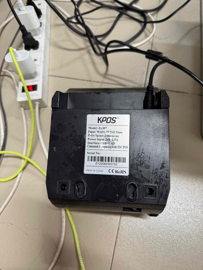 Máy in hóa đơn KPOS Zy307 Đen USB, LAN. Mua bán Đồ dùng văn phòng tại Thành phố Tân An Long An được đăng bởi Thông Nguyễn  hình 1
