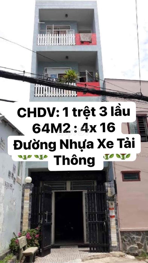 CĂN HỘ DỊCH VỤ- XE TẢI THÔNG- GẦN TRƯỜNG TRẦN PHÚ-GTVT-DTSD 242M2- 7PN