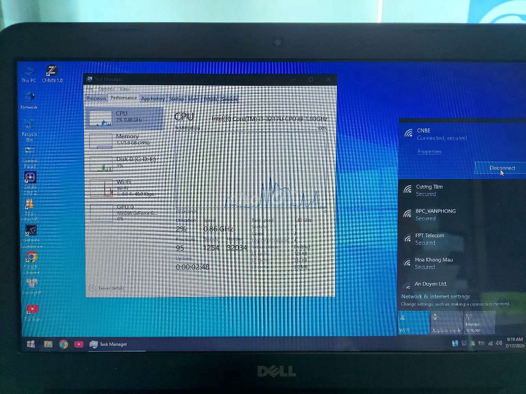 Dell Inspiron 3421 i3-3217U 14 inch 6GB/500GB. Mua bán Laptop tại Thành phố Bến Tre Bến Tre được đăng bởi Trần Hoàng Giang hình 1