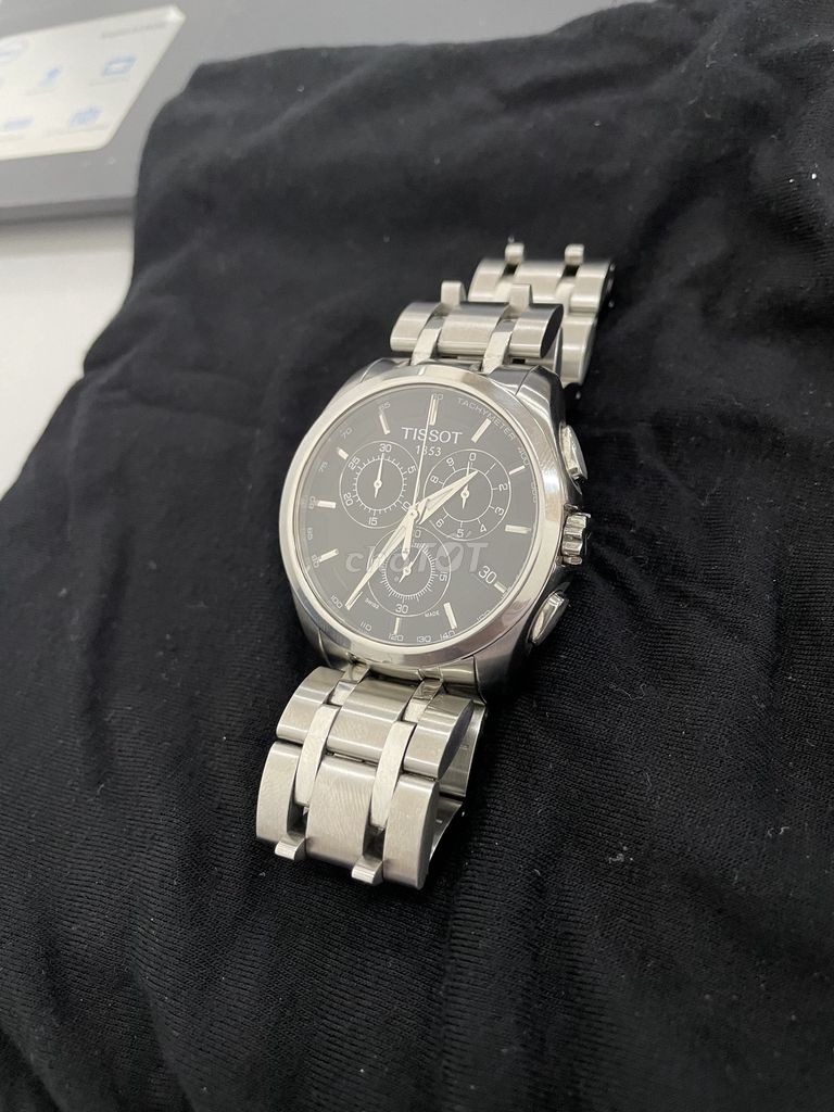 Đồng hồ Tissot T035617A  full đen dây kim loại