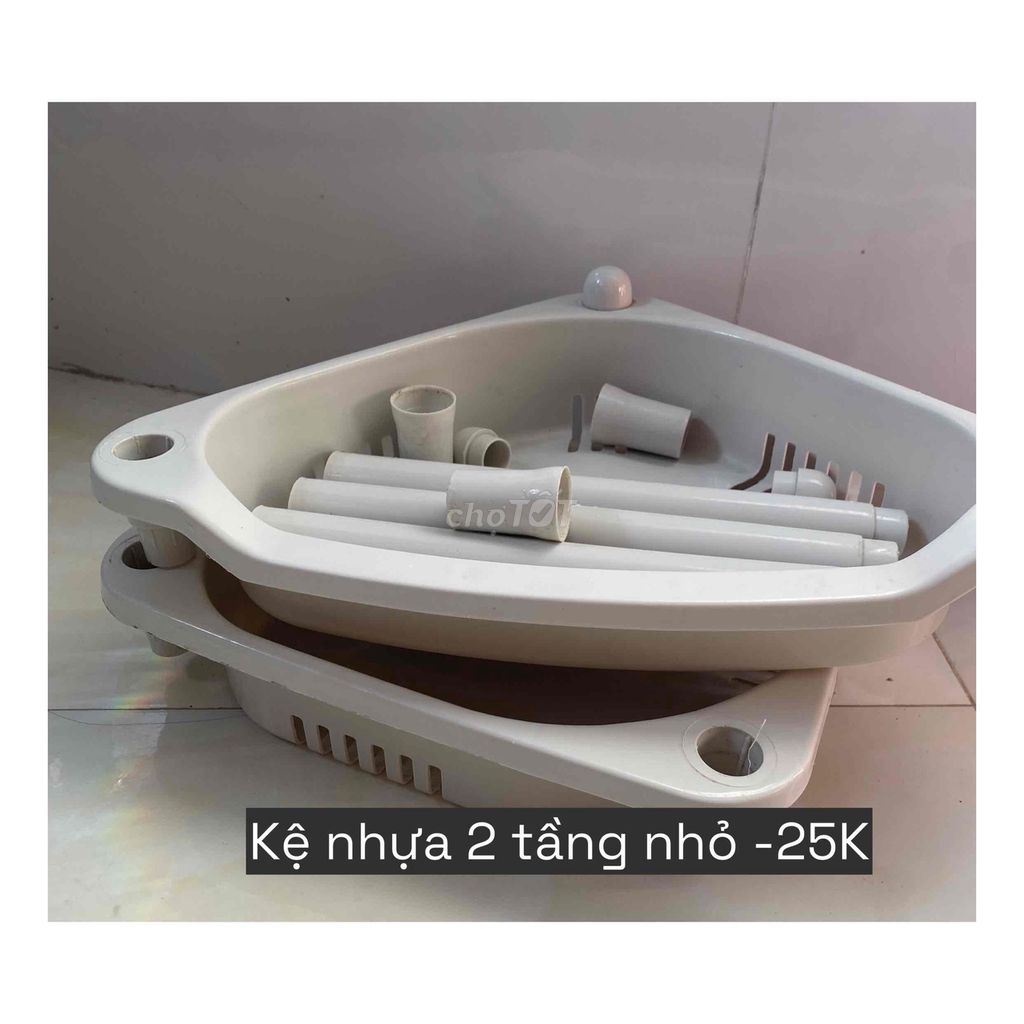 Kệ góc nhựa Trắng 2 tầng nhỏ. Mua bán Nội thất, đồ gia dụng khác tại Quận Cẩm Lệ Đà Nẵng được đăng bởi Quỳnh Phạm hình 1