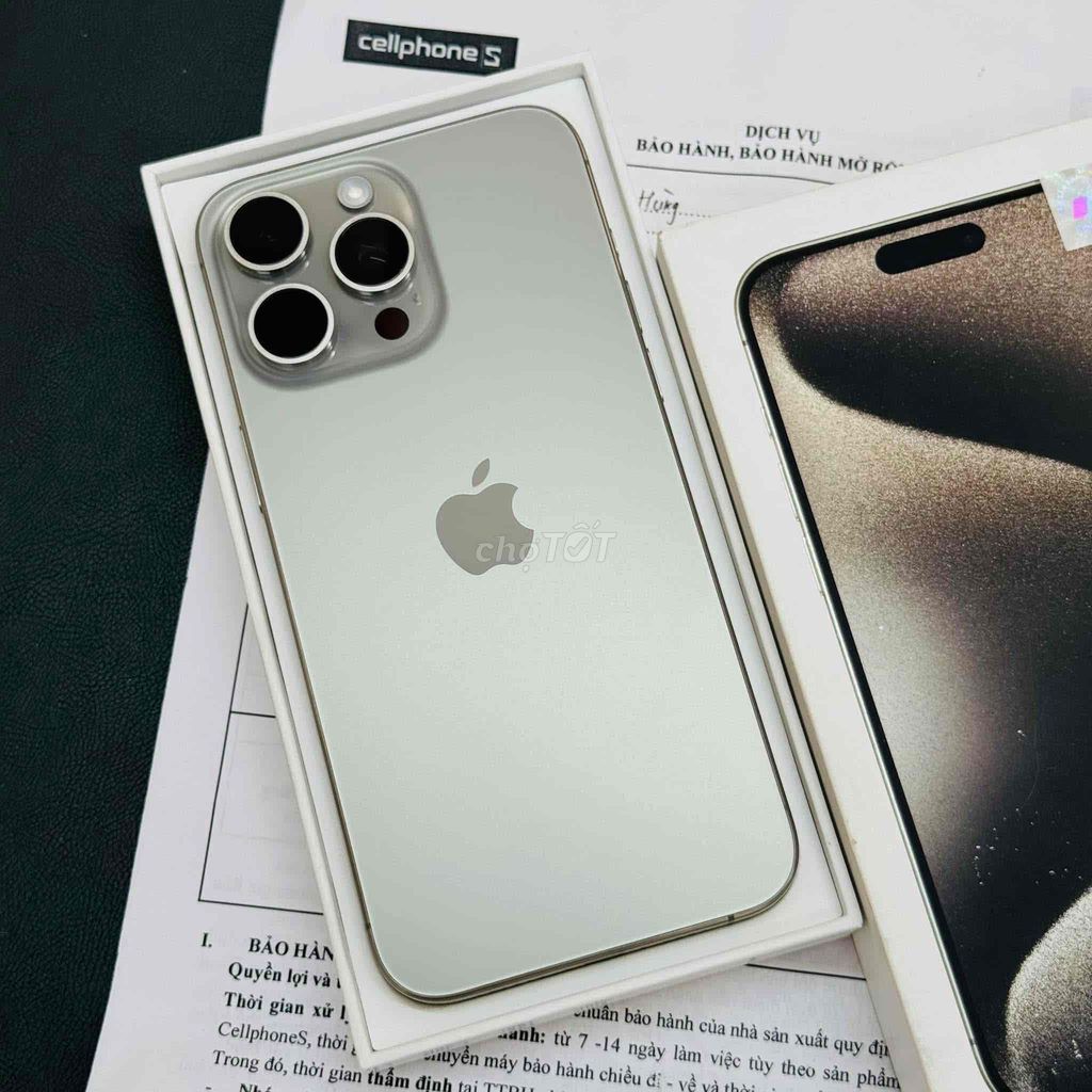 iPhone 15 Pro Max 256G NEW Fullbox APPLE 09/2025. Mua bán Điện thoại tại Quận Thanh Xuân Hà Nội được đăng bởi Nguyễn Huy Dũng hình 1