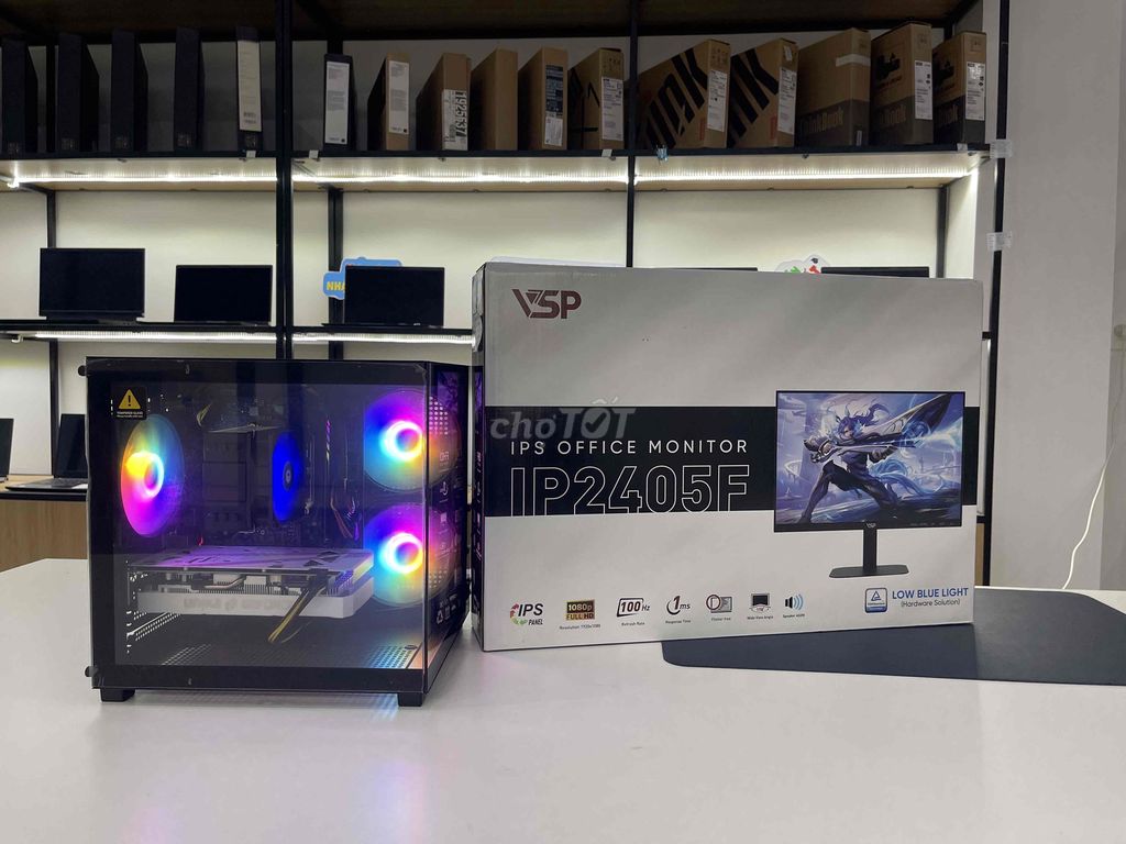 Pc Gaming Hiệu Năng Mạnh-BỂ CÁ-Tản LED. Mua bán Máy tính để bàn tại Thành phố Vinh Nghệ An được đăng bởi TT Center Nghệ An hình 1