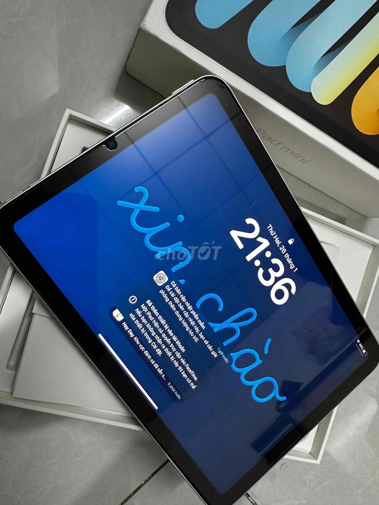 Apple iPad mini 6 64GB Bạc. Mua bán Máy tính bảng tại Thành phố Biên Hòa Đồng Nai được đăng bởi Ng Hồng Phát hình 1