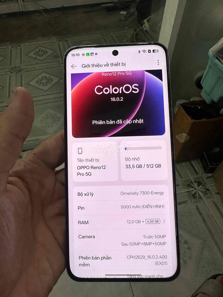 Oppo Reno 12 Pro 5G 512GB Tím. Mua bán Điện thoại tại Thành phố Thủ Đức Tp Hồ Chí Minh được đăng bởi All Phone hình 1