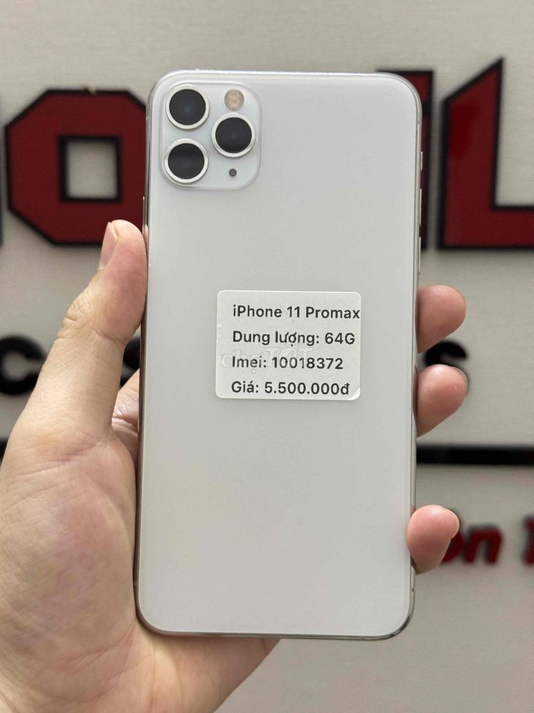 iPhone 11 Pro Max 64GB màu trắng máy đẹp keng. Mua bán Điện thoại tại Thành phố Buôn Ma Thuột Đắk Lắk được đăng bởi Nguyễn Hoàng hình 1