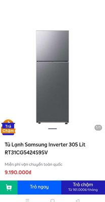 Tủ Lạnh Samsung Inverter 305 Lít RT31CG5424S9SV