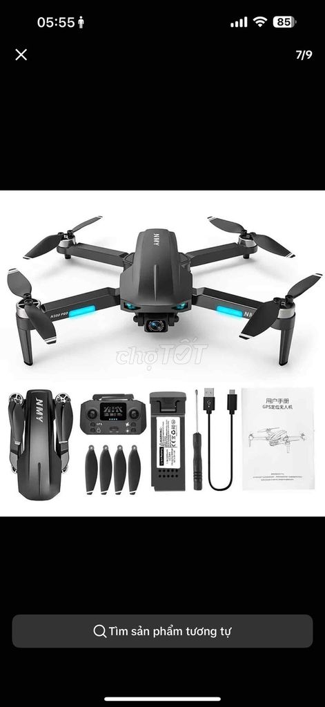 Flycam N300 GPS 5G Đen. Mua bán Máy ảnh, Máy quay tại Huyện Thống Nhất Đồng Nai được đăng bởi Phạm anh tuấn hình 1