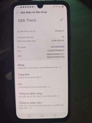 Bán g8x 2 sim, màn lỗi nhẹ. Mua bán Điện thoại tại Quận Hoàn Kiếm Hà Nội được đăng bởi Huy