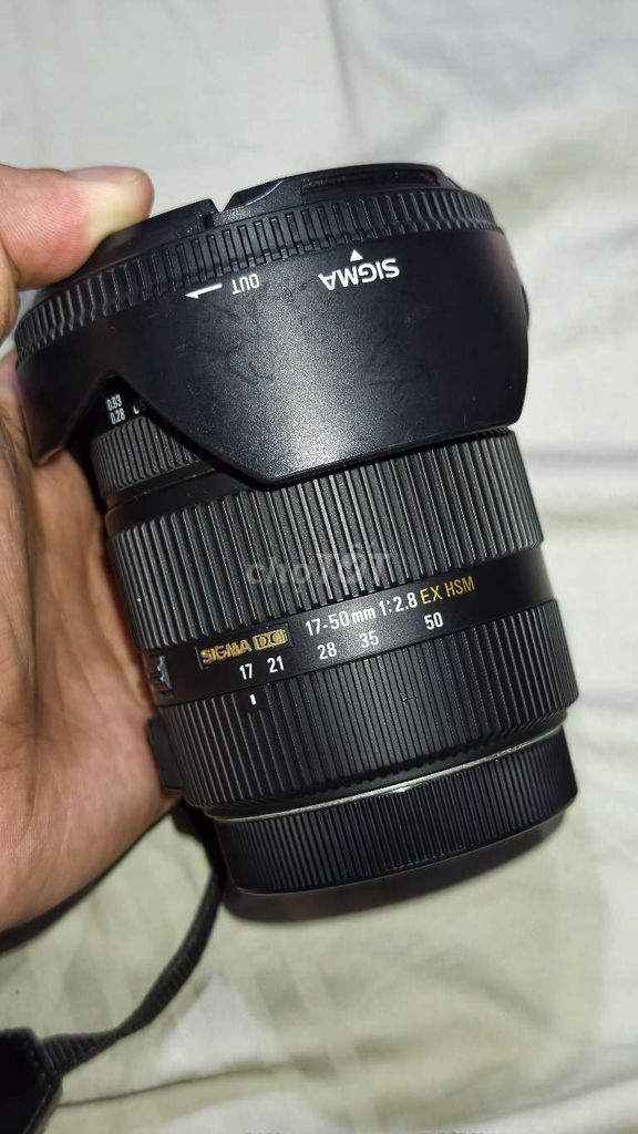Ống kính Sigma 17-50mm f/2.8 EX HSM . Mua bán Máy ảnh, Máy quay tại Thành phố Mỹ Tho Tiền Giang được đăng bởi tô hiếu nghĩa hình 1