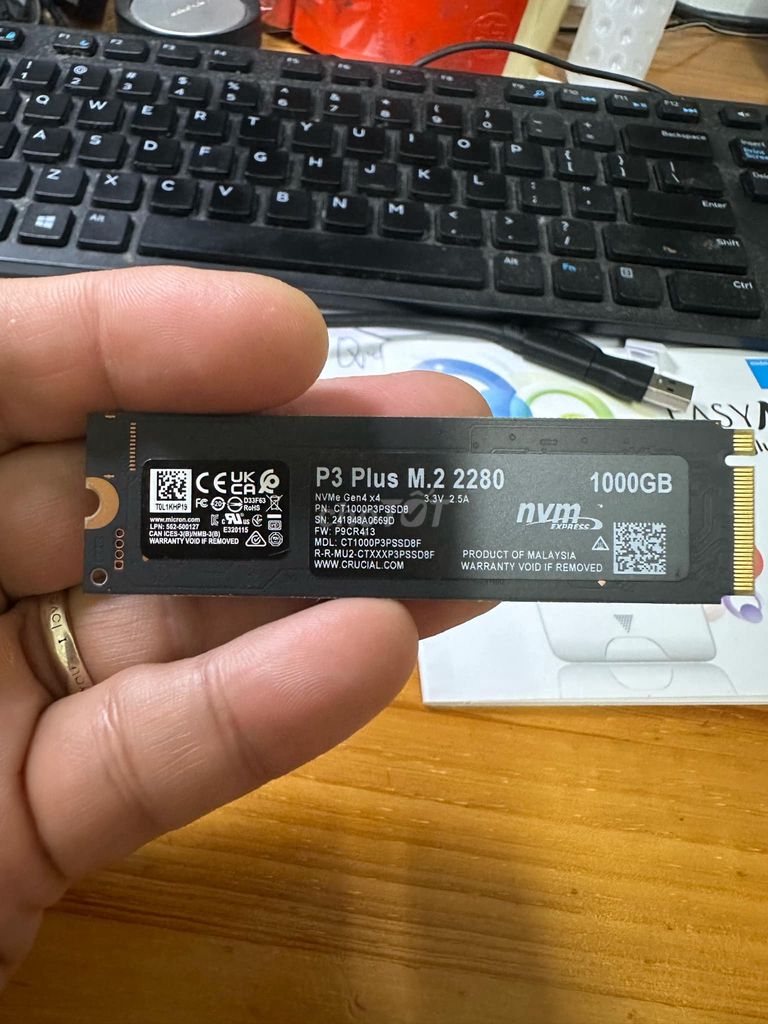 nvme 1tb Crucial  P3 plus  gen 4