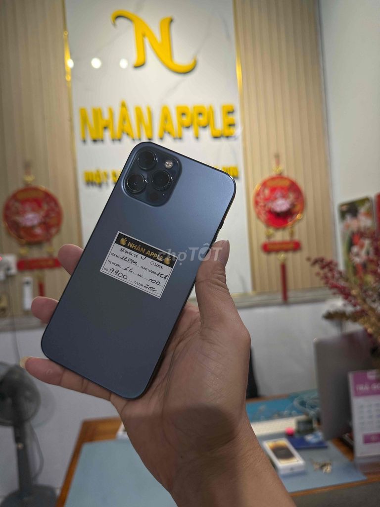 IPHONE 12 PROMAX 128gb XANH QT XIN FULL. Mua bán Điện thoại tại Thành phố Cà Mau Cà Mau được đăng bởi NHAN APPLE hình 1